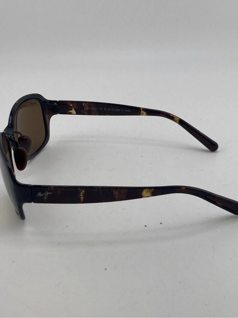 Maui Jim Black Frame Sunglasses with Brown Lenses